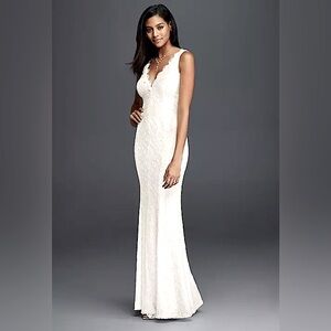 David’s Bridal, DB Studio, Size 4, Ivory, Lace Wedding Dress, NWT